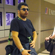 Inconvenienced suicide bomber Nidal Hanani waits at O'Hare.